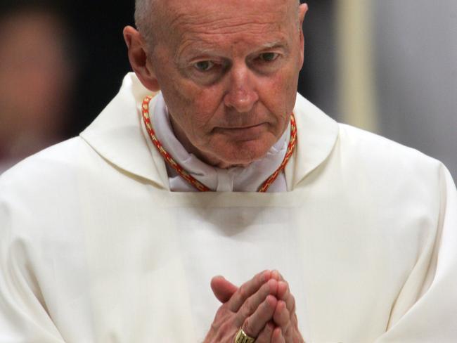 Former Cardinal Theodore McCarrick was kicked out of the Catholic Church earlier this year. Picture: Thomas Coex