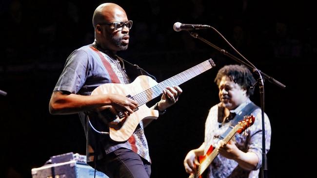 Lionel Loueke and James Genus performing with Herbie Hancock. Picture: Prudence Upton