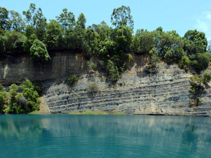 Cliff Jumping at Gold Diggings Quarry 