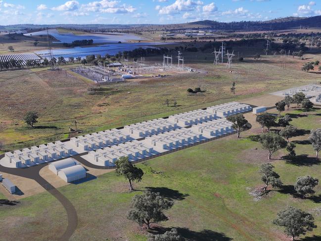 Akaysha Energy's new battery in Wellington, NSW. Picture: Supplied by Akaysha Energy.