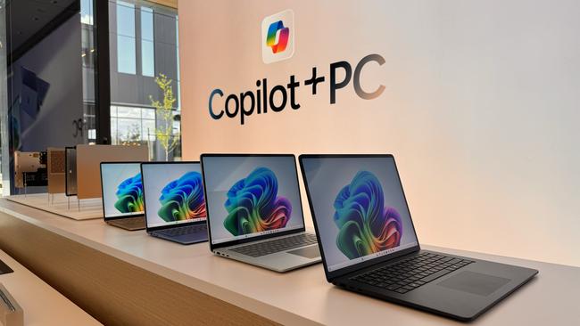 Microsoft's new range of AI-powered 'Copilot+ PCs'.