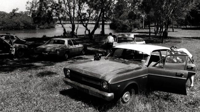 The scene of the murder at Tweed Heads in February 1980.