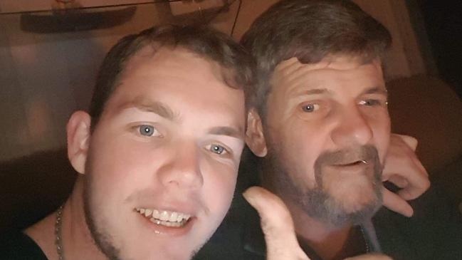 TOP BLOKE: Stepdaughter Leah Cowin said 54-year-old Mark Ireland (pictured here right, with son Matthew) will be remembered as a funny and caring man.