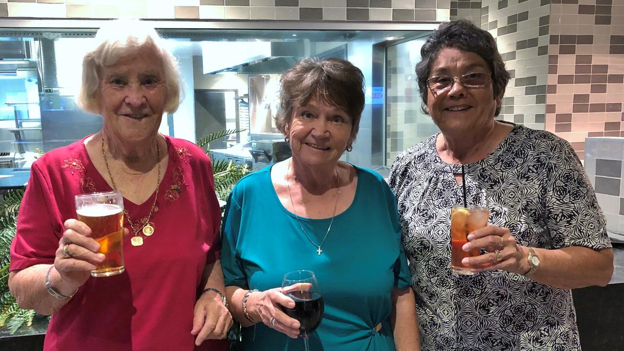 Monica Cosby, Patricia Keleher and Patsy Weekers get together to mark their arrival in Australia 70 years ago.