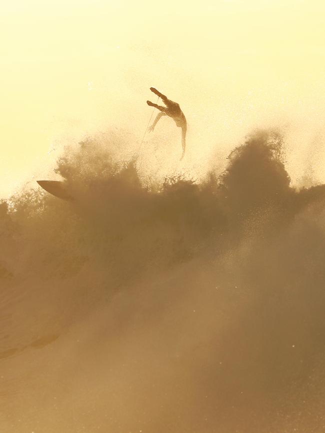 A very cool morning at Bronte. Picture: John Grainger