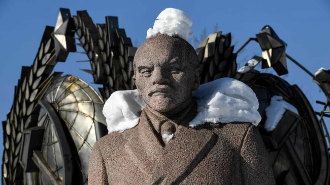 Red square: Founder of the Soviet Union or a Shorten speechwriter? Picture: AFP