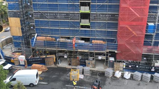 The development in Lambert Street at Kangaroo Point. Picture: Darren Cartwright