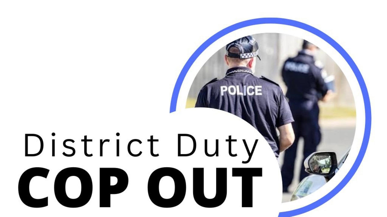 District duty cop out logo