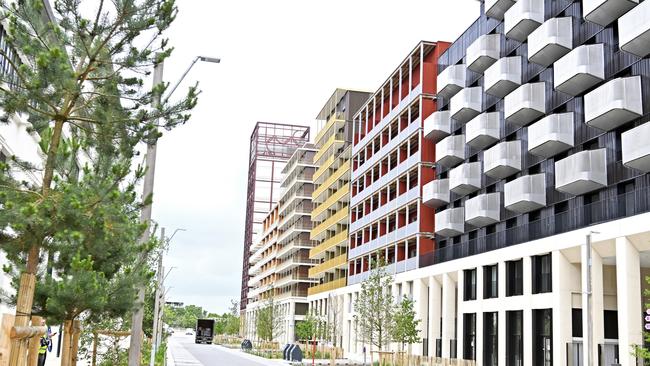 St Gobain supplied the building materials for the new Paris Olympic village. Picture: Getty Images