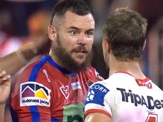 Klemmer was not happy with Lomax. Image: Fox