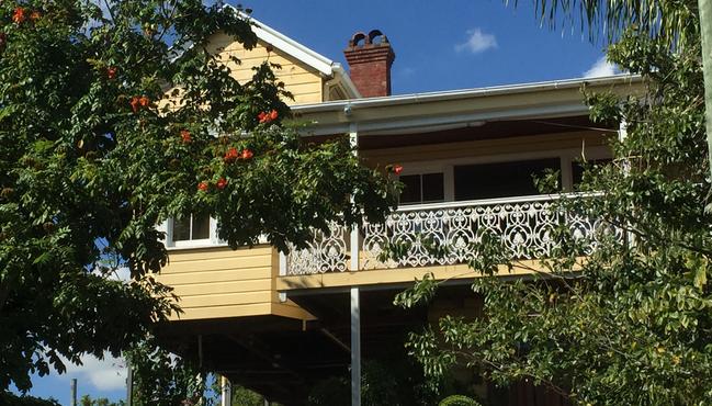 One of the homes on Laidlaw Pde, East Brisbane, which had been shifted to the back of the property by previous owners to avoid resumption was completely resumed by Brisbane City Council and moved off site for the road widening project.