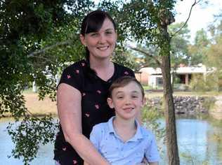 LIFELONG DISEASE: Chayse Marxsen was diagnosed with type 1 diabetes this year and he and his mum Karyn Marxsen are determined to raise money to help find a cure for the disease. Picture: Jessica Perkins