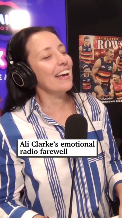 Ali Clarke’s teary goodbye to Mix 102.3