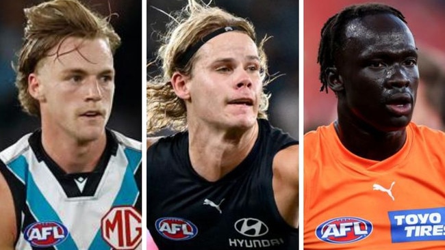 St Kilda are targeting Miles Bergman, Tom De Koning and Leek Aleer.