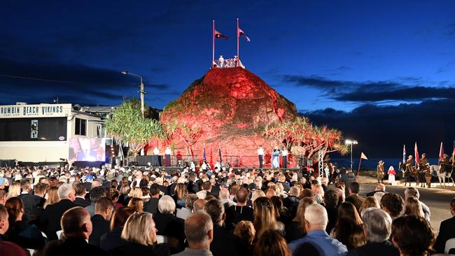 Elephant Rock in Currumbin. (AAP Image/Dave Hunt)