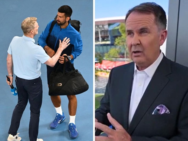 Tony Jones has apologised to Djokovic.