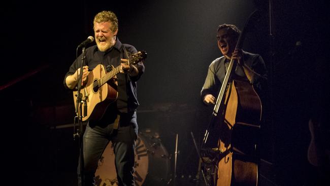 Glen Hansard and Joy Byrne at the Sydney Opera House. Picture: Ken Leanfore