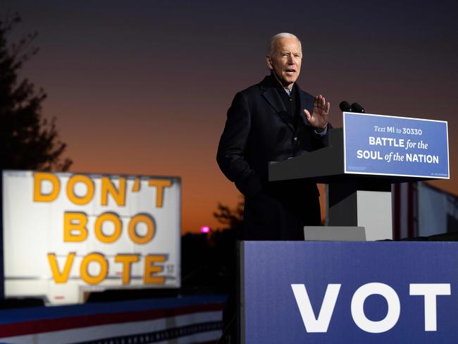 Democratic Presidential candidate and former US Vice President Joe Biden. Picture: AFP