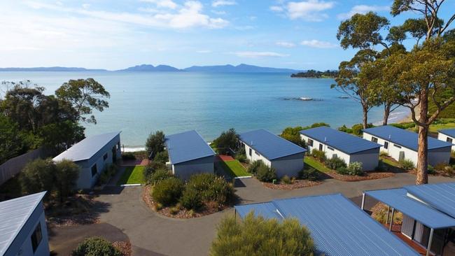 Swansea Beach Chalets. Picture: Supplied