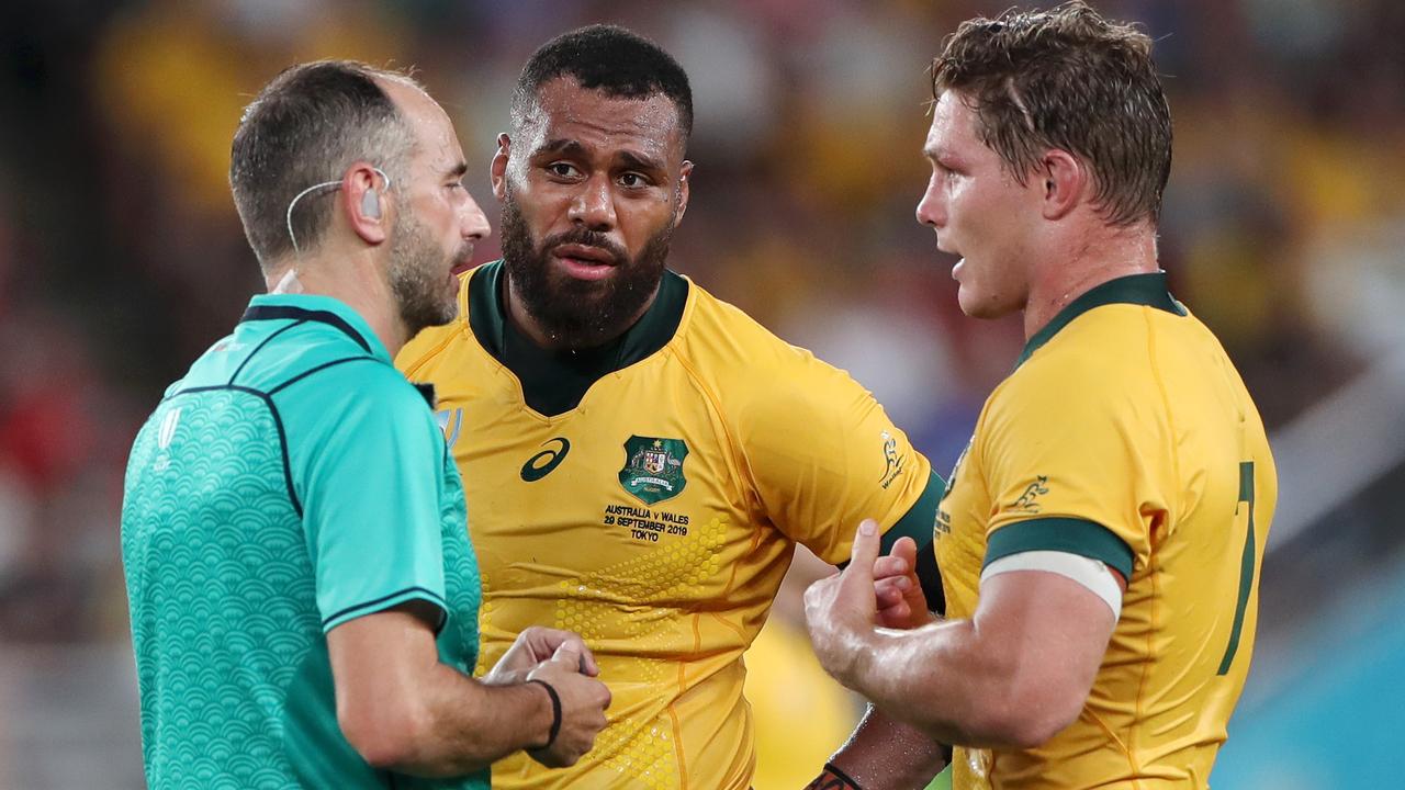 Samu Kerevi says he’s only disappointed to cost the Wallabies three points after controversially being penalised.