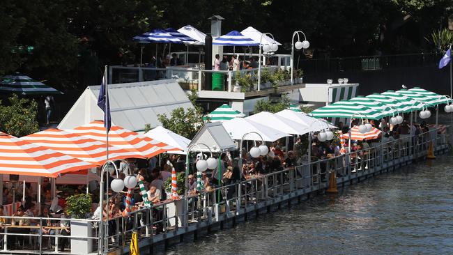 The Arbory Afloat has been a popular choice for Melburnians over summer. Picture: Alex Coppel