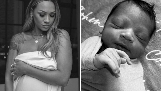 Singer Jimmie Allen and his estranged wife Alexis Gale have welcomed a new child. Picture: Instagram