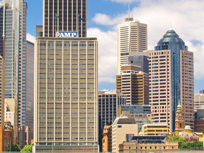 The view of the Sydney in a summer time, Australia. AMP building at Circular Quay