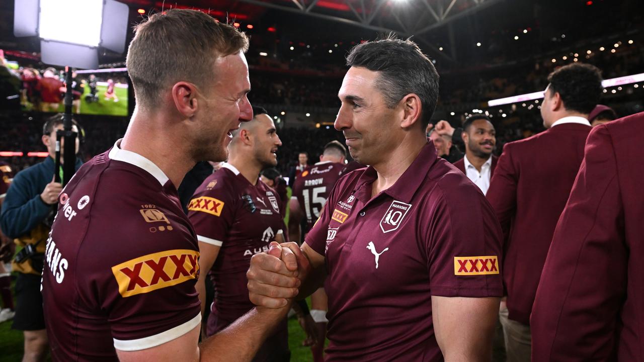 Billy Slater proved himself as Maroons coach. (Photo by Bradley Kanaris/Getty Images)