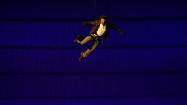 IN CASE YOU MISSED IT: Tom Cruise pulls off epic stunt to close out Paris Olympics