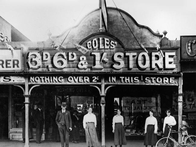 First Coles store in Collingwood, which opened in April 1914. Picture: Supplied