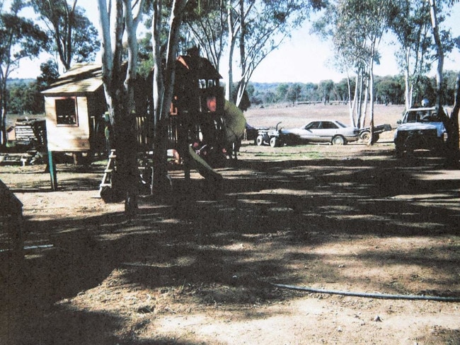 The farm: These shadowy playthings were discovered last year by The Daily Telegraph in a patch of rural New South Wales we are forbidden from naming. This photo was taken before the Colts’ compound was swooped upon by authorities in the winter of 2012.
