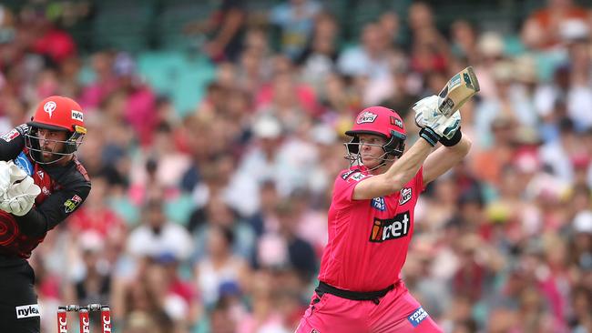 Steve Smith was on song at the SCG. Picture. Phil Hillyard