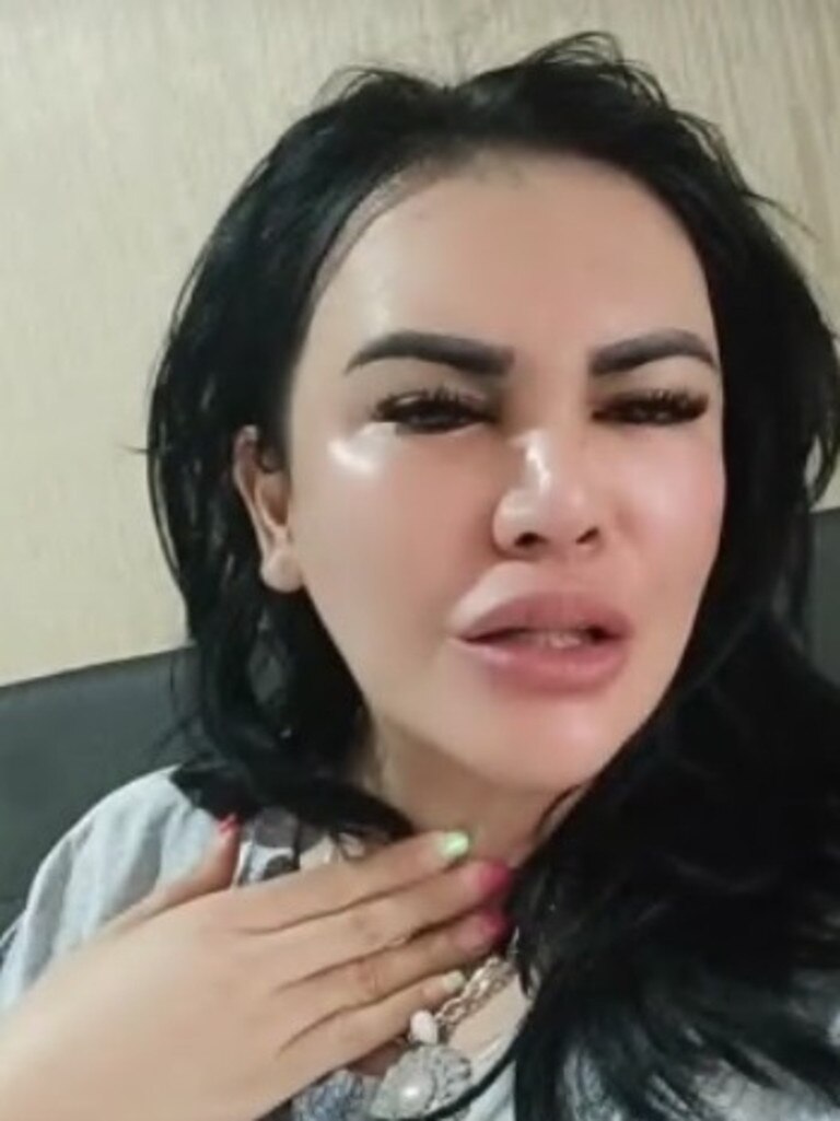 Influencer Ratu Thalisa was arrested. Picture: Tiktok/@ratuentokglowskincare