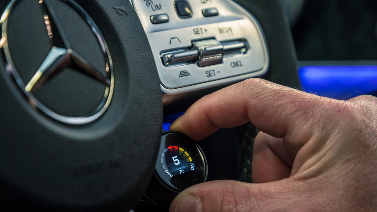 The new C 63 S gives drivers a chance to tailor traction control to prevailing conditions.