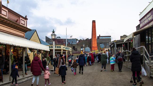 Visitors at Sovereign Hill. Picture: Laura Haughey