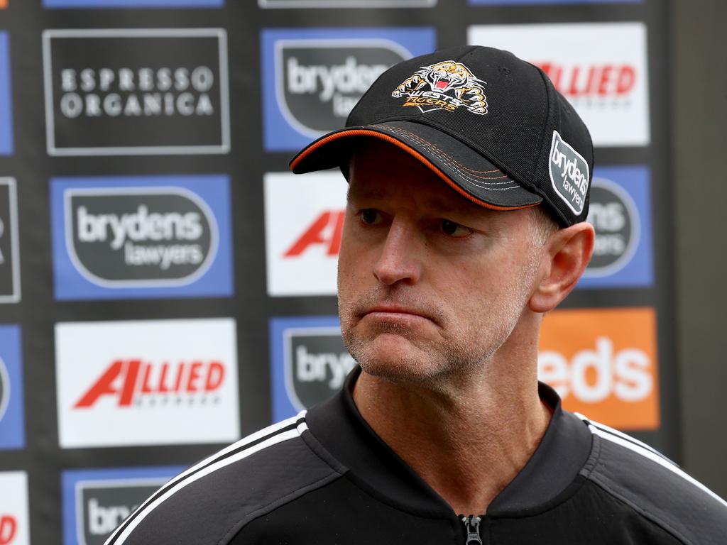 Wests Tigers coach Michael Maguire.