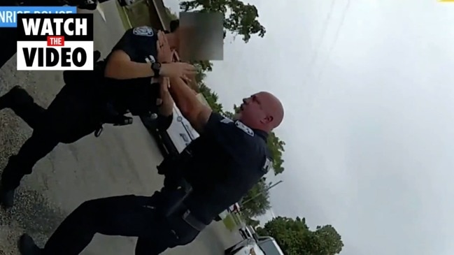 Shocking video of Florida cop grabbing female officer by the throat ...