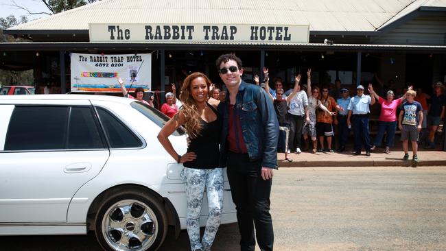 Jason Owen and judge Mel B visit Jason's home town during his X Factor days.