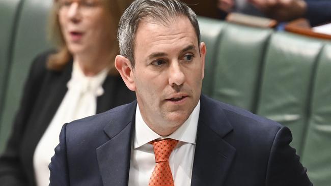 CANBERRA, Australia - NewsWire Photos - July 3, 2024:  Federal Treasurer Jim Chalmers during Question Time at Parliament House in Canberra. Picture: NewsWire / Martin Ollman