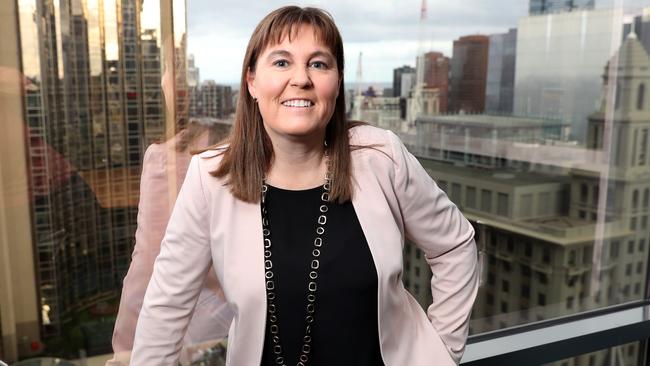 Bendigo Bank chief executive Marnie Baker in Melbourne. Picture: David Geraghty for The Australian.