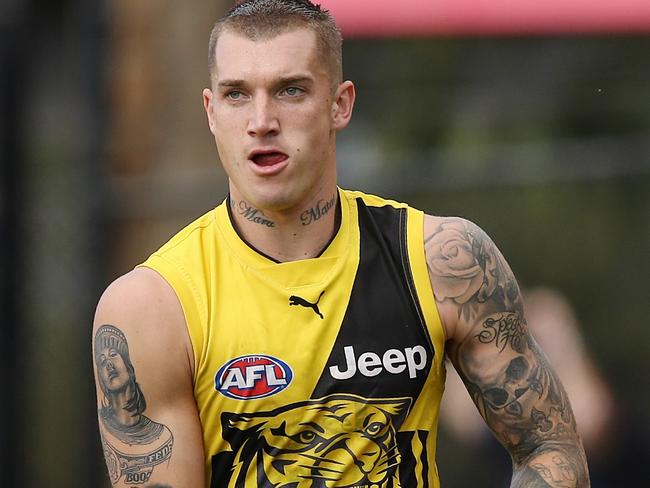 Richmond AFL training Richmond player Dustin Martin  Picture:Wayne Ludbey