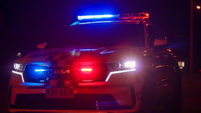 Police have used tyre spikes to stop a stolen vehicle on Bermuda St in Mermaid Waters.