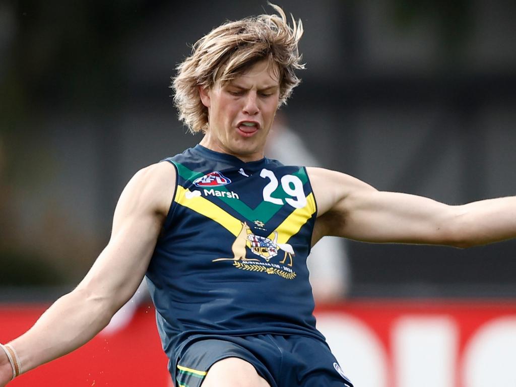 Josh Smillie continued an impressive run of form. (Photo by Michael Willson/AFL Photos via Getty Images)