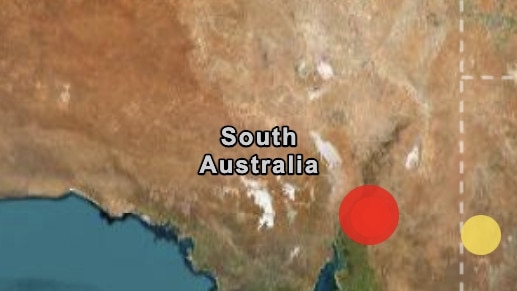 A 4.5 magnitude earthquake was detected in Hawker, SA on Saturday 11 Jan, 2025. Source: Geoscience Australia