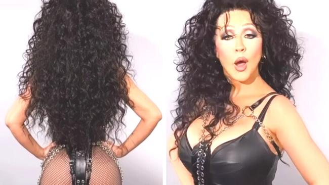 Christina Aguilera's Cher Halloween costume.