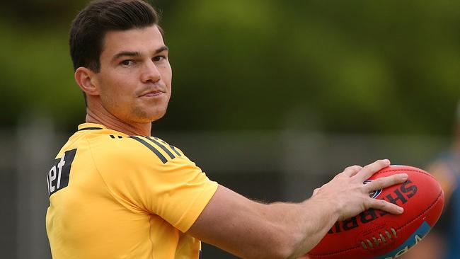 Hawthorn has been cautious with new recruit Jaeger O'Meara. Picture: Wayne Ludbey