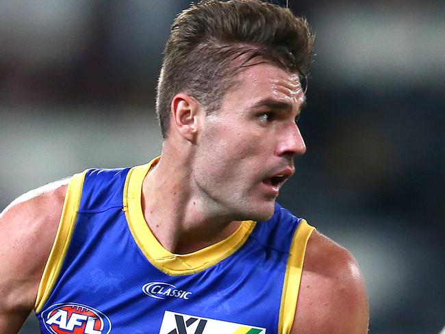 BRISBANE, AUSTRALIA - SEPTEMBER 09: Jack Payne of the Lions makes a run during the round 16 AFL match between the Brisbane Lions and the Gold Coast Suns at The Gabba on September 09, 2020 in Brisbane, Australia. (Photo by Jono Searle/AFL Photos/via Getty Images)