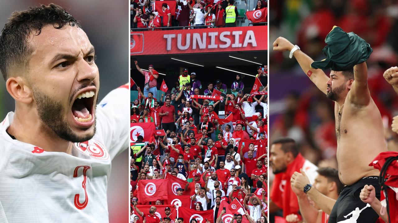 Tunisian fans at the World Cup