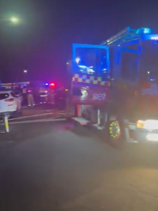 Emergency services were called to a house in Croydon just after 4am.
