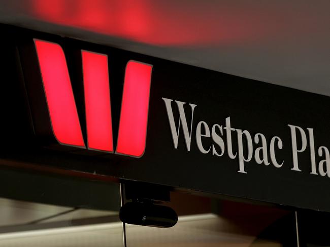 SYDNEY, AUSTRALIA - MARCH 27:  The Westpac Banking Corp. logo at Westpac Place building on March 27, 2024 in Sydney, Australia. In the last quarter, Westpac Bank reported a quarterly cash profit of A$1.8 billion, meeting consensus expectations, while NAB experienced a 17% decline in first-quarter cash profit compared to the previous corresponding period, reflecting varying performances among the major Australian banks. (Photo by Brendon Thorne/Getty Images) (Photo by Brendon Thorne/Getty Images)